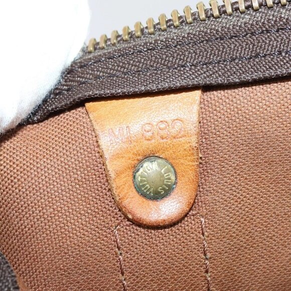 LOUIS VUITTON Monogram Keepall 60 Boston Bag M41422 LV Auth 146300 - Picture 10 of 16